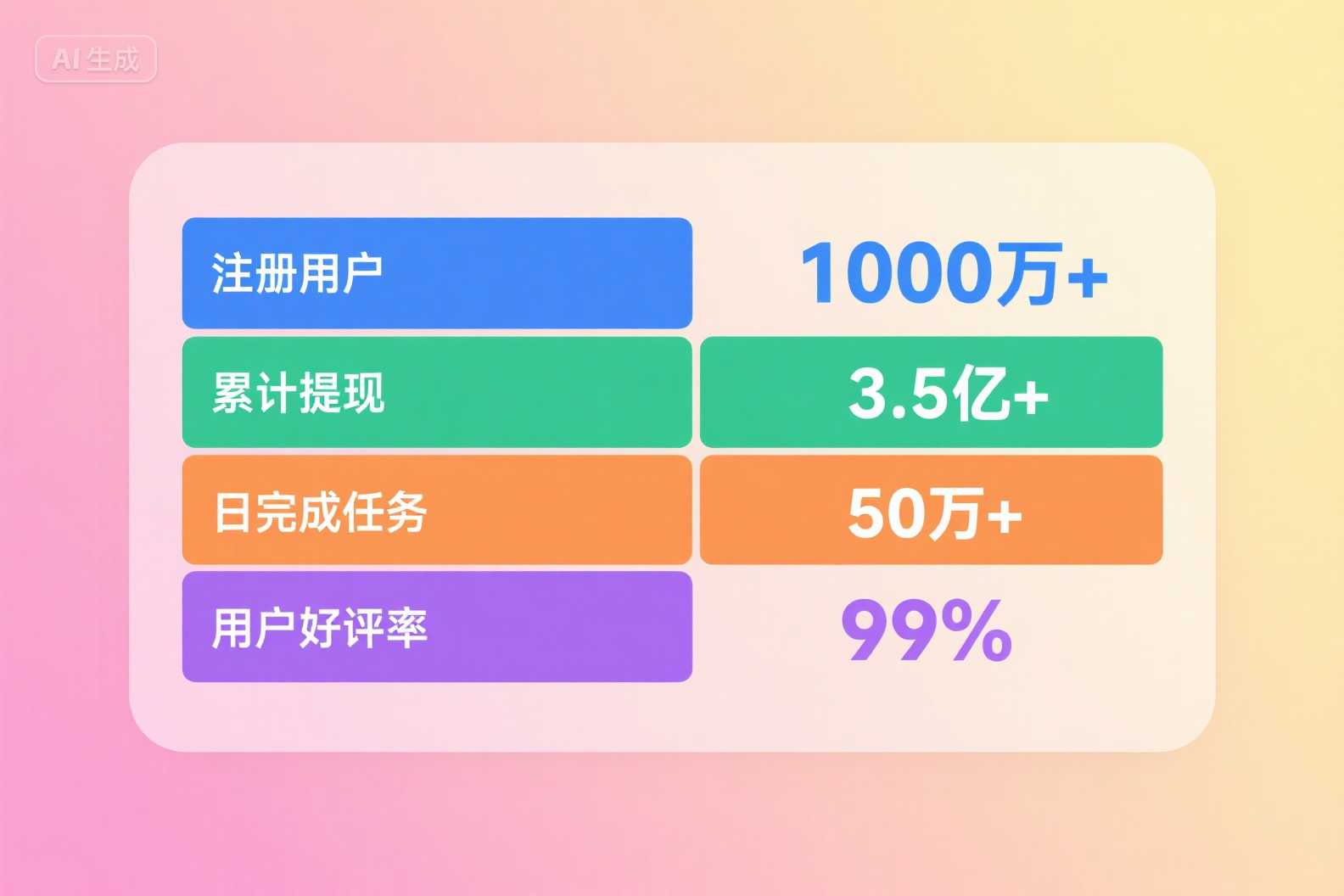 收益到账示意图